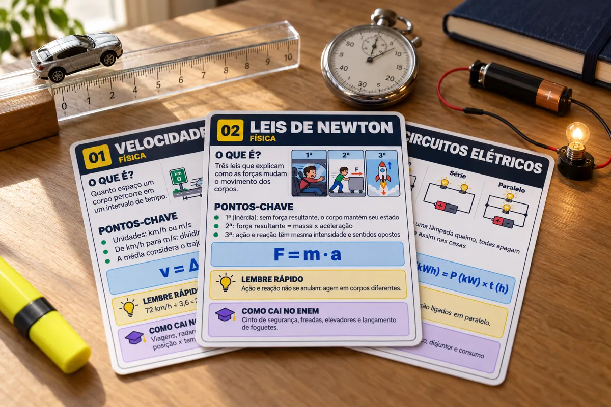 Flashcards de Física