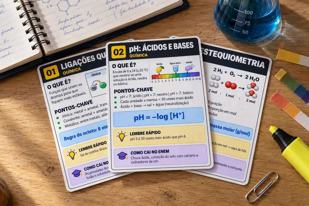 Flashcards de Química